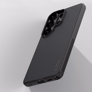Nillkin Super Frosted Shield Pro magnetinis MagSafe suderinamas dėklas skirta Samsung Galaxy S26 Ultra juodas