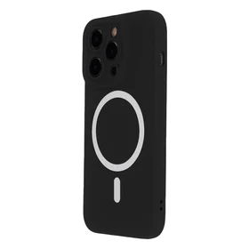 Dėklas telefonui Silicon Soft Magnetinis Samsung S24 Plus juodas