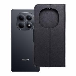 FANCY Book dėklas XIAOMI Redmi Note 15 5G juodos spalvos
