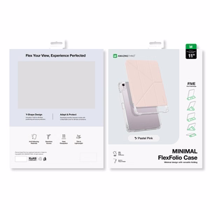 "AmazingThing" minimalus dėklas "iPad Air M3" 11" - rožinis