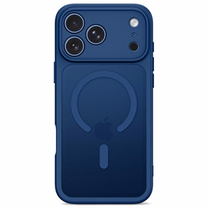 Tech-Protect BasicMag MagSafe dėklas iPhone 17 Pro Max / 18 Pro Max, matinis tamsiai mėlynas