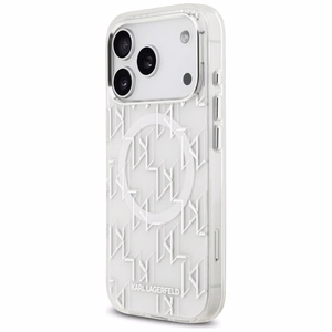 Karl Lagerfeld IML KL монограмма MagSafe чехол iPhone 17 Pro - белый