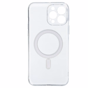 TEL PROTECT MagSilicone dėklas telefonui Iphone 13 Pro Max skaidrus