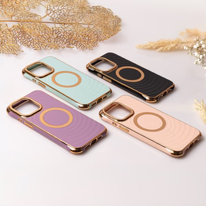 Circle Glam Magnetinis dėklas telefonui iPhone 13 Pro 6,1" mėtų