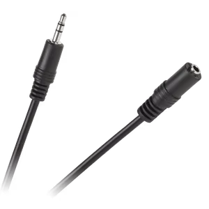 3.5 mm jack male-to-female cable, 1.8 m