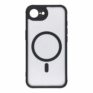 FULL MATTE MAG COVER dėklas telefonui suderinamas su MagSafe iPhone 16E (SE 4 2025) juoda