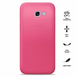 Чехол PURO 0.3 Nude для Samsung Galaxy A3 (2017), флуоресцентный розовый