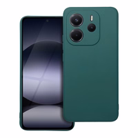 Matinis dėklas telefonui XIAOMI Redmi Note 14 4G (GLOBAL - 164,84mm x 78,15mm x 8,16mm) tamsiai žalias