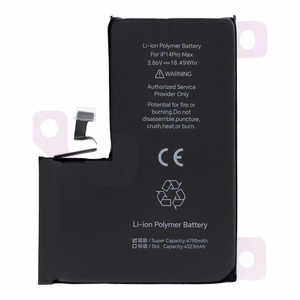 JCID diagnozuojama originali "iPhone 14 PRO MAX" baterija (didelės talpos)