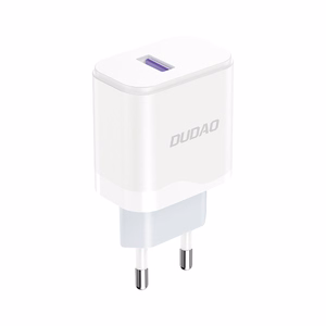 Dudao A20EU USB-A 18W tinklo įkroviklis - baltas