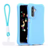 Safepop dėklas su dirželiu skirtas Samsung Galaxy A17 4G / A17 5G / A26 5G mėlynas