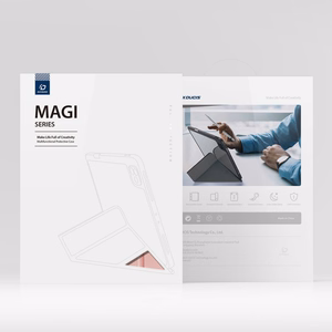DUX DUCIS dėklas MAGI (m) su pieštuko laikymo vieta skirtas iPad Air 13 (2024) - juodas (m)