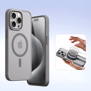 Dux Ducis Lawa odinis dėklas telefonui iPhone 15 Pro - pilkas