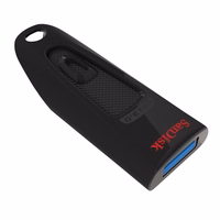 SanDisk Ultra USB atmintukas 128 GB USB A tipo 3.2 Gen 1 (3.1 Gen 1) Juoda