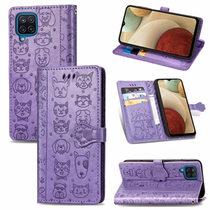 Dėklas Cat-Dog Samsung A356 A35 5G violetinis