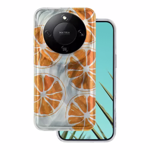Ultra Trendy Summer dėklas Honor X70 / X9D / Magic 8 lite oranžinis
