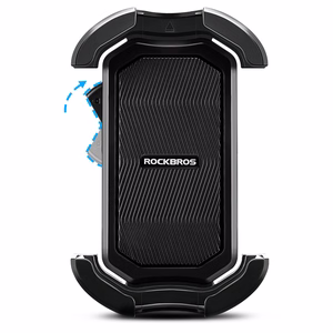 "Rockbros" 25210032001 Dviračio telefono laikiklis vairui - juodas