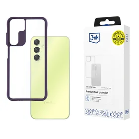 3mk Satin Armor dėklas telefonui violetinis Samsung Galaxy A25 5G - permatomas