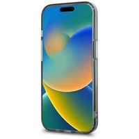 Karl Lagerfeld IML Monograma Karl & Choupette Head Magnetinis iPhone 15 dėklas - juodas