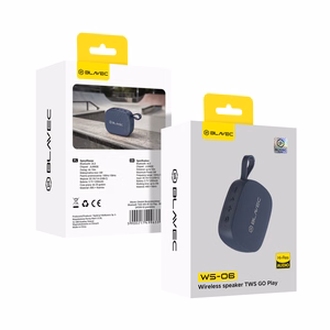 Blavec Nešiojama Bluetooth Garso kolonėlė TWS WS-06 Go Play - 6W (WS06-N) tamsiai mėlyna