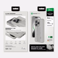 Amazing Thing Matte Pro Mag dėklas 12FT IP156.1PMPGY Iphone 15 Pro titano