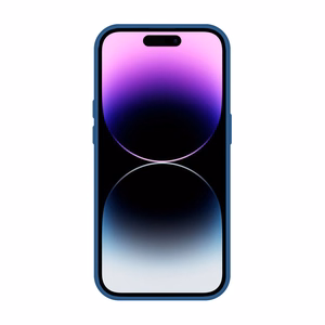 Tel Protect silikoninis dėklas telefonui Iphone 14 Pro tamsiai mėlynas