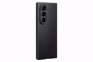 Samsung Galaxy Z Fold8 Ultra aramido pluošto magnetinis dėklas su 2 antirefleksinėmis plėvelėmis, juodas