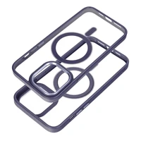 Dėklas telefonui COLOR EDGE MAG COVER suderinamas su MagSafe IPHONE 16 Pro - violetinis