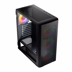 Logic ARAMIS ARGB MINIDI USB 3.0 kompiuterio korpusas, juodas