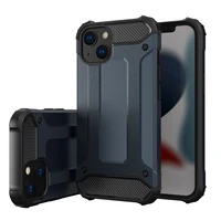 Hybrid Armor dėklas iPhone 14 Plus šarvuotas hibridinis dangtelis mėlynas