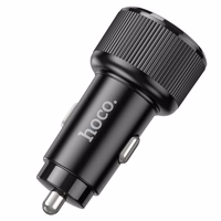 Automobilinis įkroviklis Hoco 2 x USB C QC PD 50W NZ14B juodas