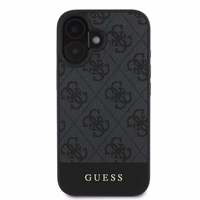 Guess 4G apatinė juostelė dėklas telefonui iPhone 16 Plus 6.7" - pilka