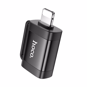 OTG adapteris Lightning į USB A Hoco UA31A juodas