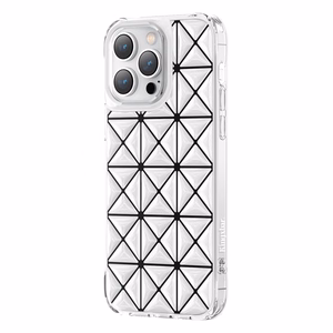 Kingxbar Miya Series dėklas iPhone 14 Pro Max galinis dangtelis baltas