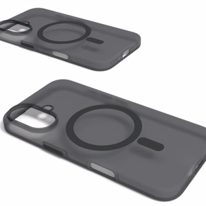 Puro Daylight MagSafe silikoninis dėklas telefonui iPhone 16 Plus - juodas