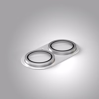 Etteri full camera lens guard for iPhone 17 žalias