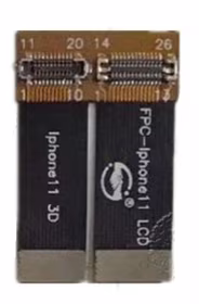 Lanksčioji jungtis ekranų testavimui skirta iPhone 11