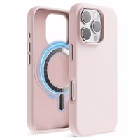 Dėklas "TM MagSafe Silicone" iPhone 13 Pro Max / Rožinis smėlis /