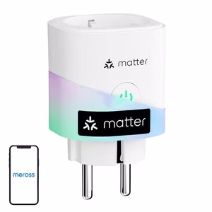 MEROSS MSS315CFH-EU išmanusis elektros lizdas su energijos matavimu (Matter)