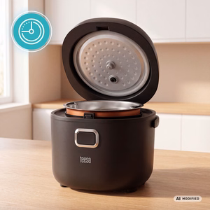 Kelioninis daugiafunkcis puodas ir ryžių viryklė TEESA, 2 l, 12–24 V / 230 V, 350 W