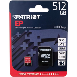 Patriot Memory PEF512GEP31MCX atminties kortelė 512 GB MicroSDXC Class 10