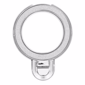 Telefono stovas CIRCLE GLITTER – lipnus – sidabrinis