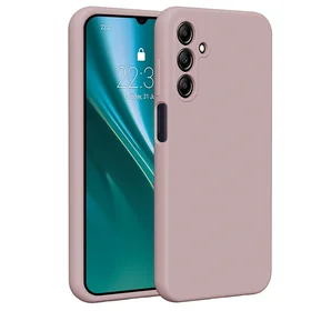 Etteri silikoninis dėklas telefonui Samsung Galaxy A15 4G / A15 5G šviesiai rožinis
