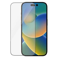 PanzerGlass Ultra-Wide Fit antibakterinis grūdintas stiklas su pozicionieriumi iPhone 14 Pro telefonui