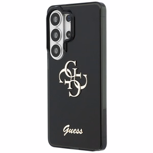 Guess dėklas IML Big Metal 4G Script for Samsung Galaxy S26 Ultra juodas