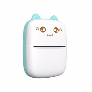 HURC9 Bluetooth Mini Kitty terminis spausdintuvas su programėle - mėlyna