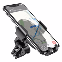 HOCO automobilinis laikiklis su belaidžiu įkrovimu oro angai 15W CA105 juodas