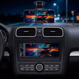 Kruger&Matz KM2016 1DIN CarPlay/AndroidAuto automobilio radijas