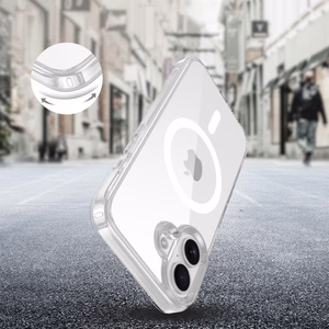 Tech-Protect Flexair Hybrid CC Magnetinis iPhone 16 dėklas - skaidrus