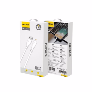 Dudao USB / Lightning 3A 1m baltas kabelis (L2L 1m baltas)